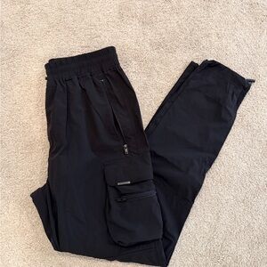 Represent 247 Black Cargo Pants